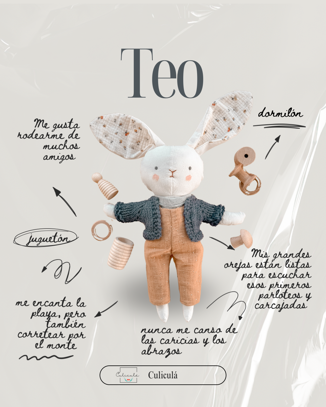 Teo con peto,camiseta y chaqueta