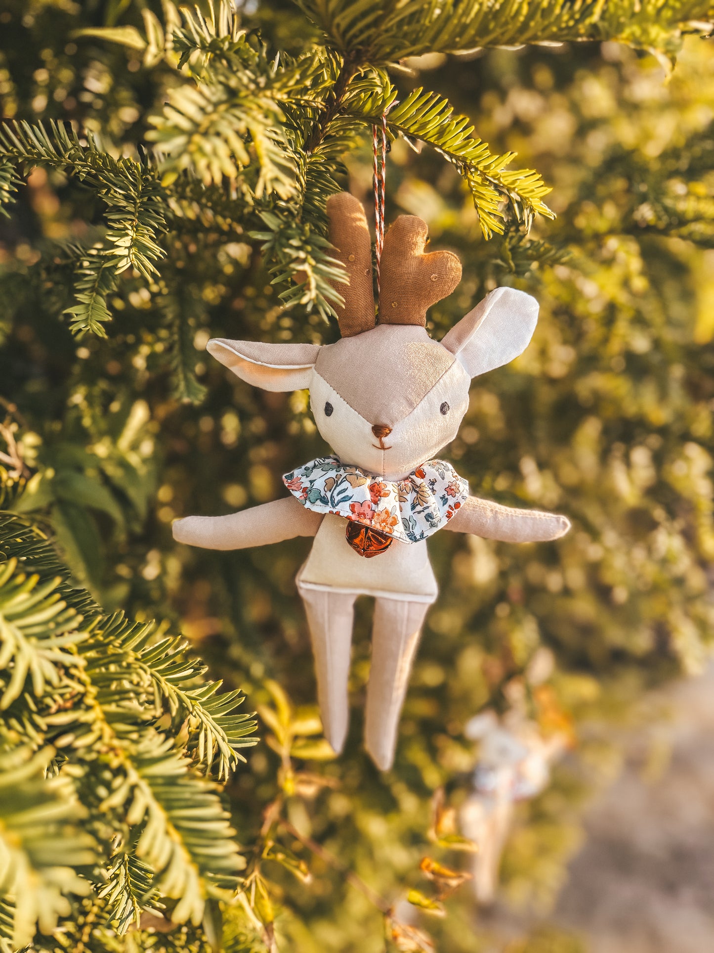 Edición Navidad liberty verde-coral