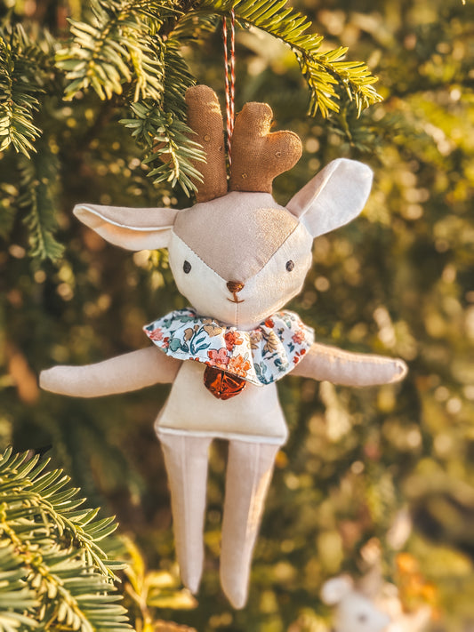 Edición Navidad liberty verde-coral